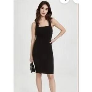 525 America Born in Brooklyn Ottaman Sweater Dress Black Size Medium NWT